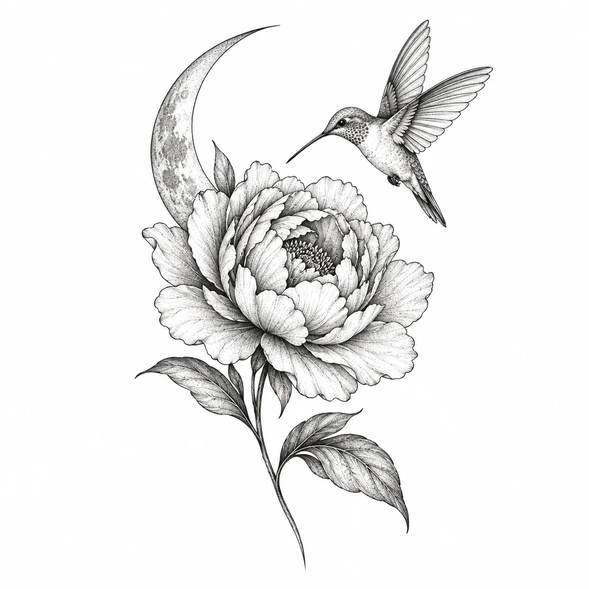 Original Tattoo Design workflow example