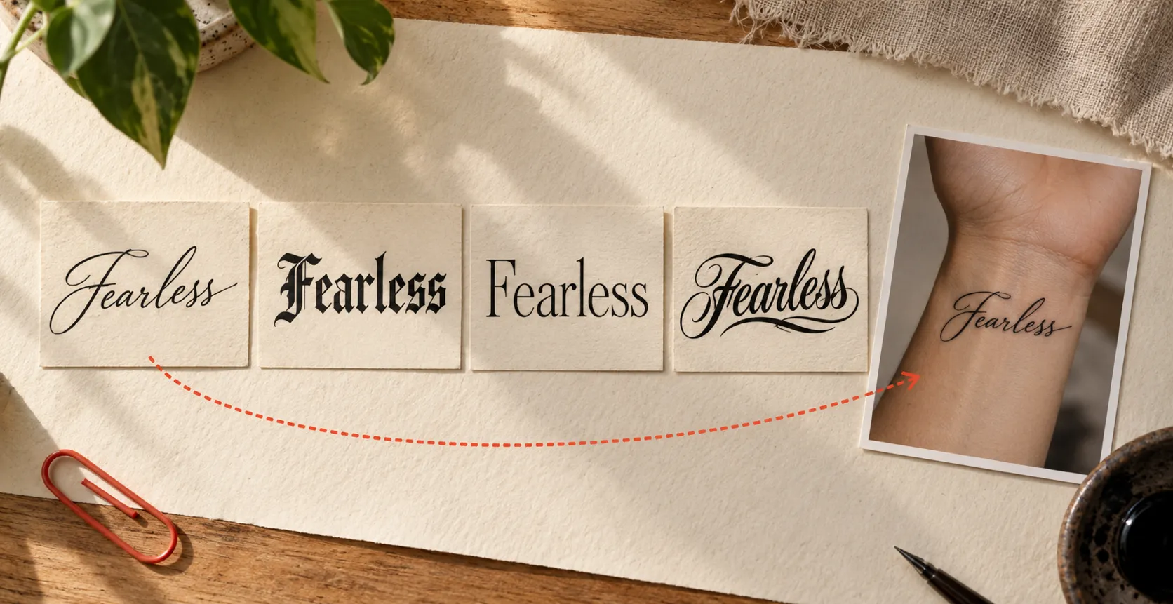 Original lettering preview